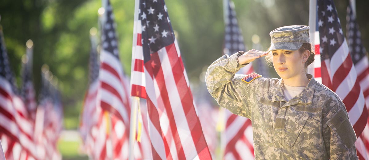 Service members from all five branches of the armed services carry