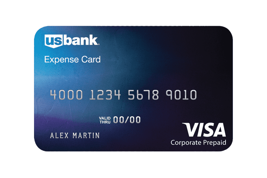 Prepaid business cards for expenses and disbursements