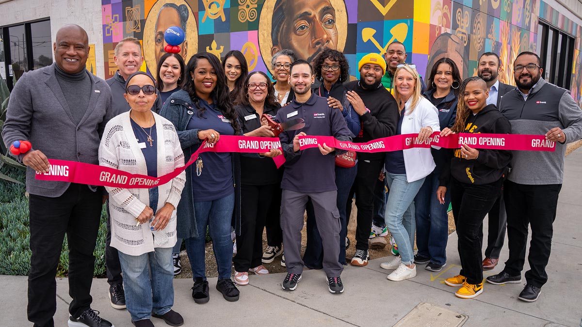 Ribbon cutting photo