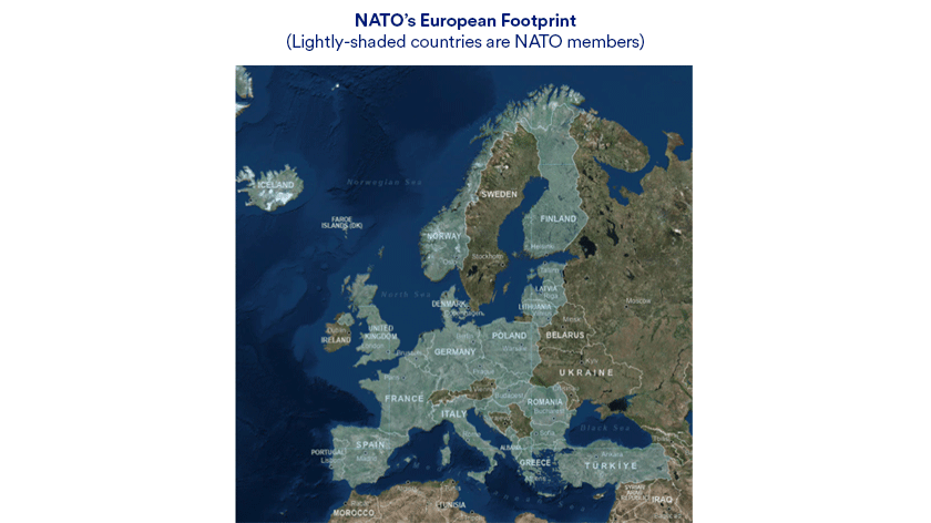 NATO footprint map